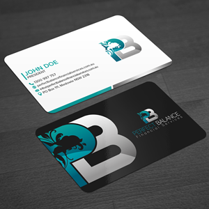 Business Card Design by WellDesign for Perfect Balance Financial Services | Design: #30580241
