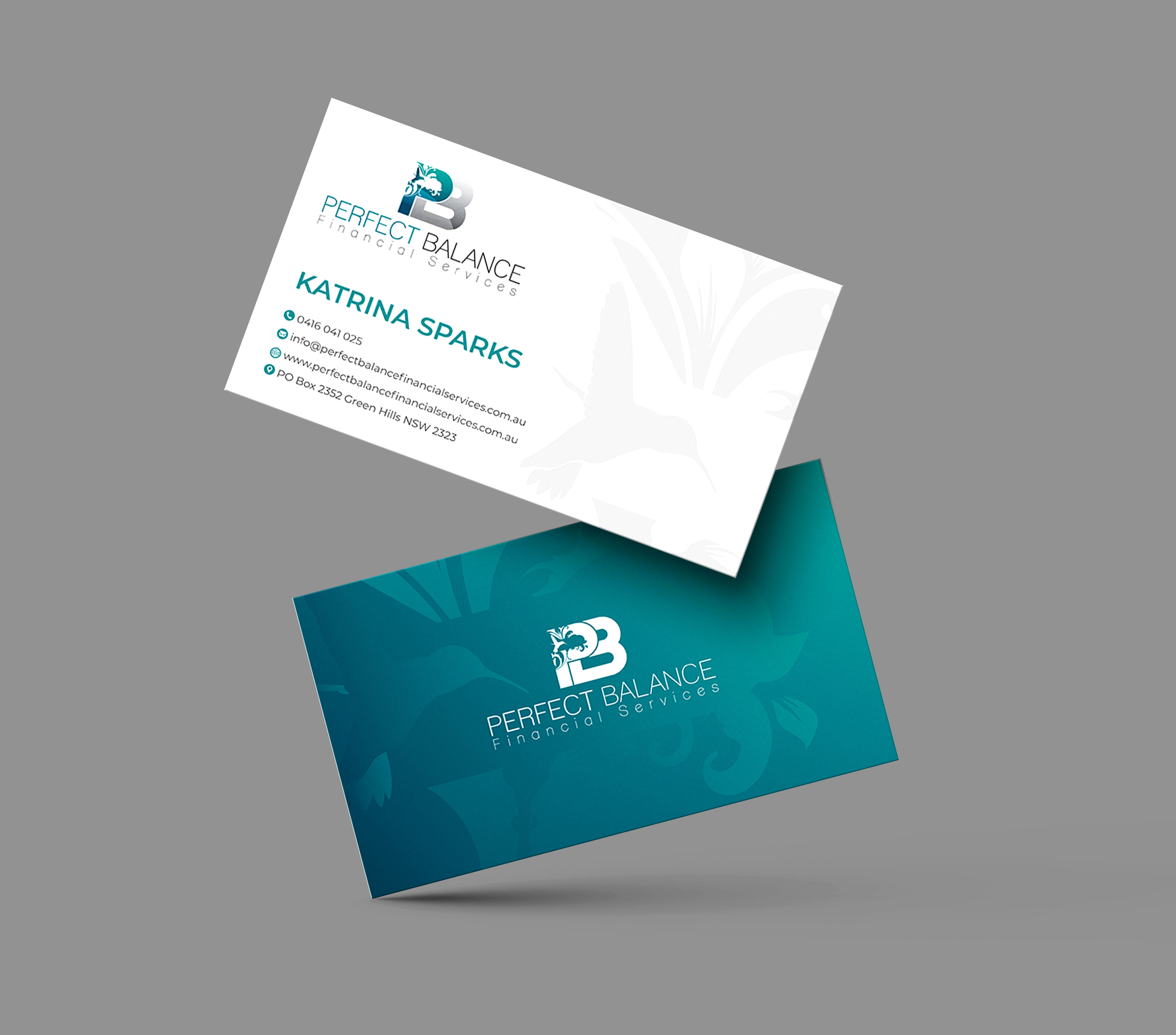Design de Carte de Visite par artbitin pour Perfect Balance Financial Services | Design #30600175