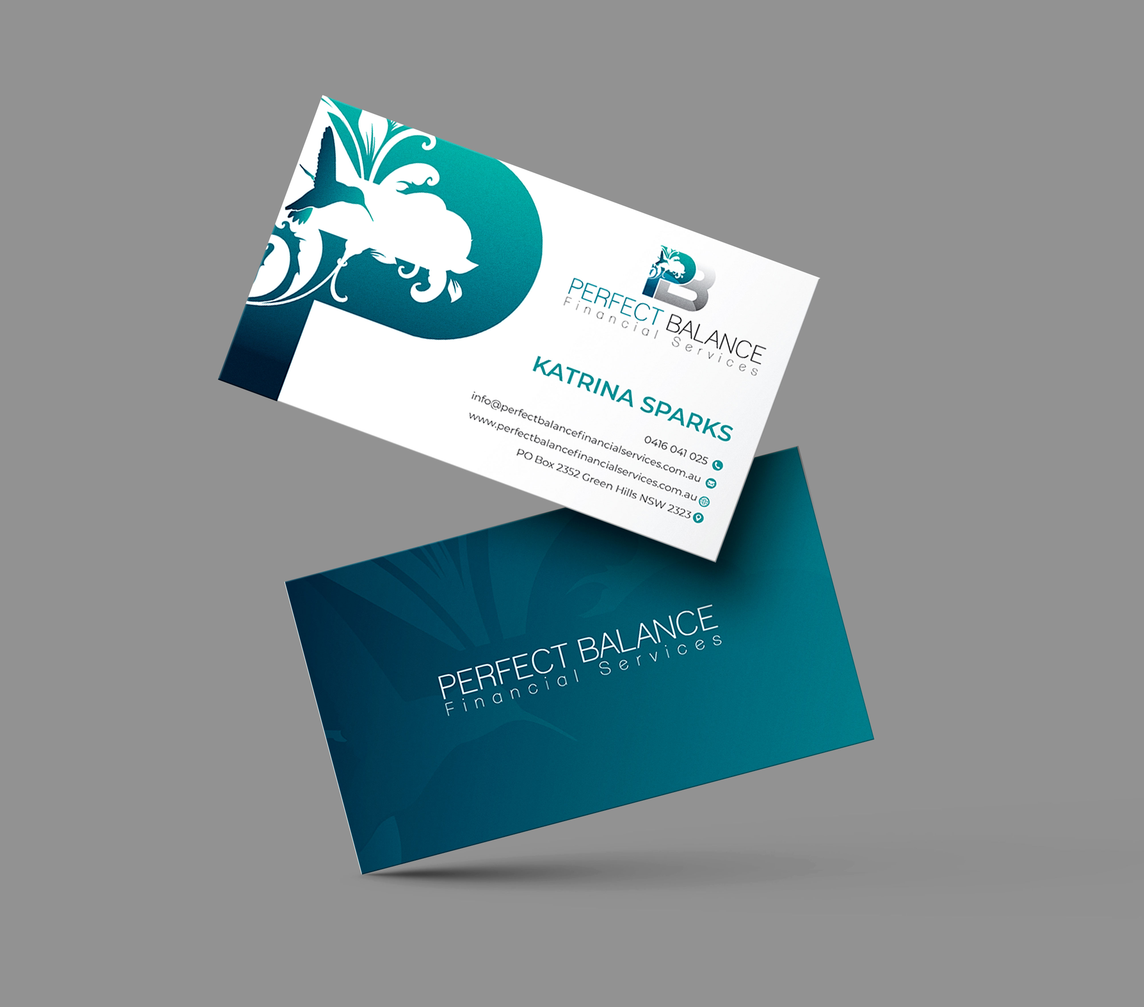 Design de Carte de Visite par artbitin pour Perfect Balance Financial Services | Design #30600183