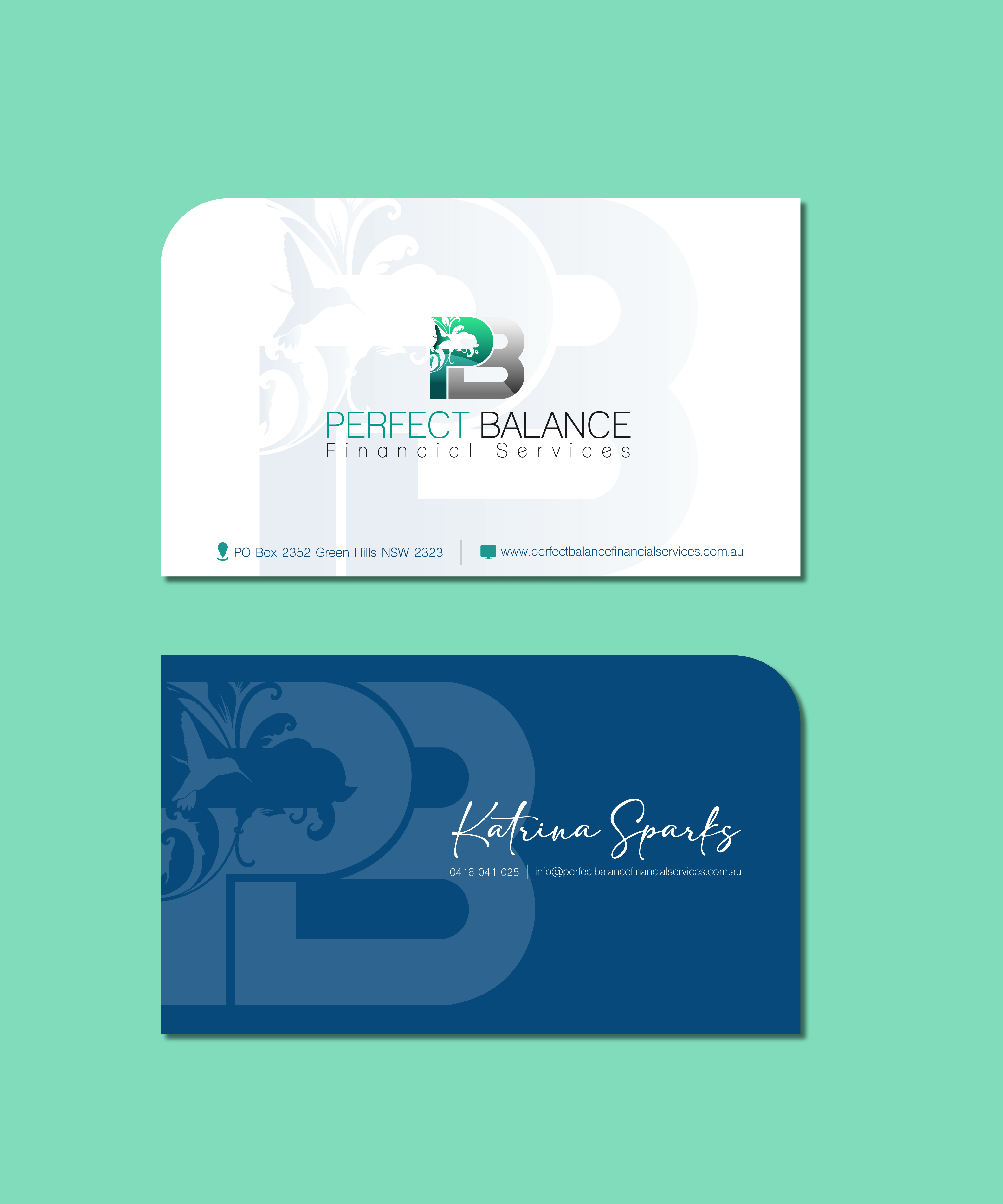 Design de Carte de Visite par FAIZ HAIQAL pour Perfect Balance Financial Services | Design #30607675