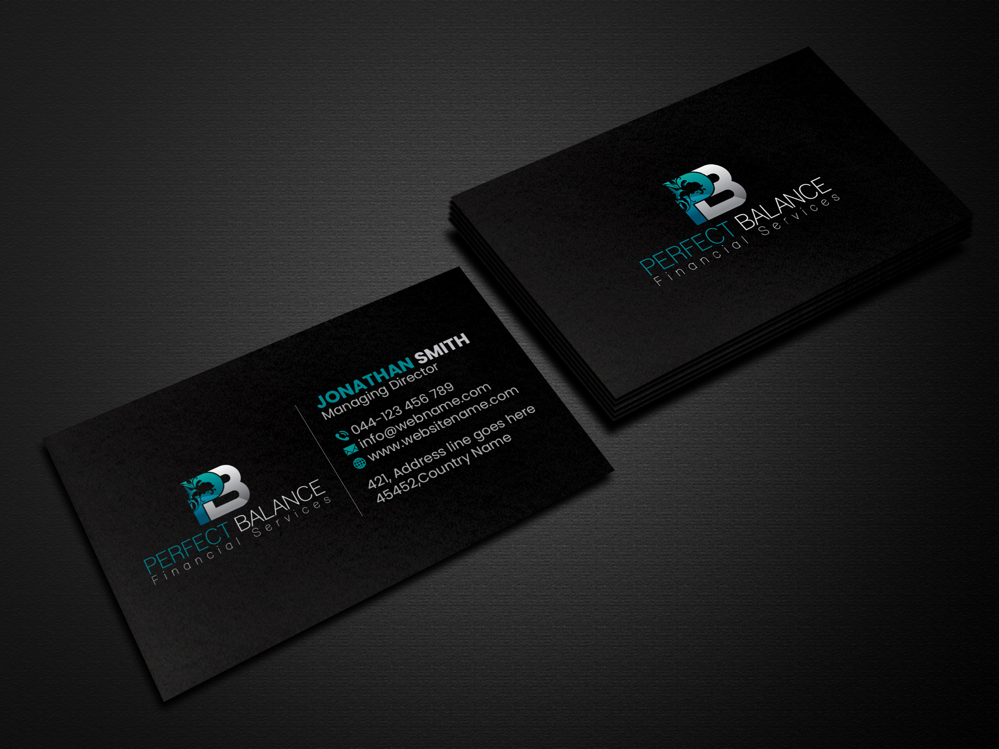 Business Card Design by Creations Box 2015 for Perfect Balance Financial Services | Design #30578421