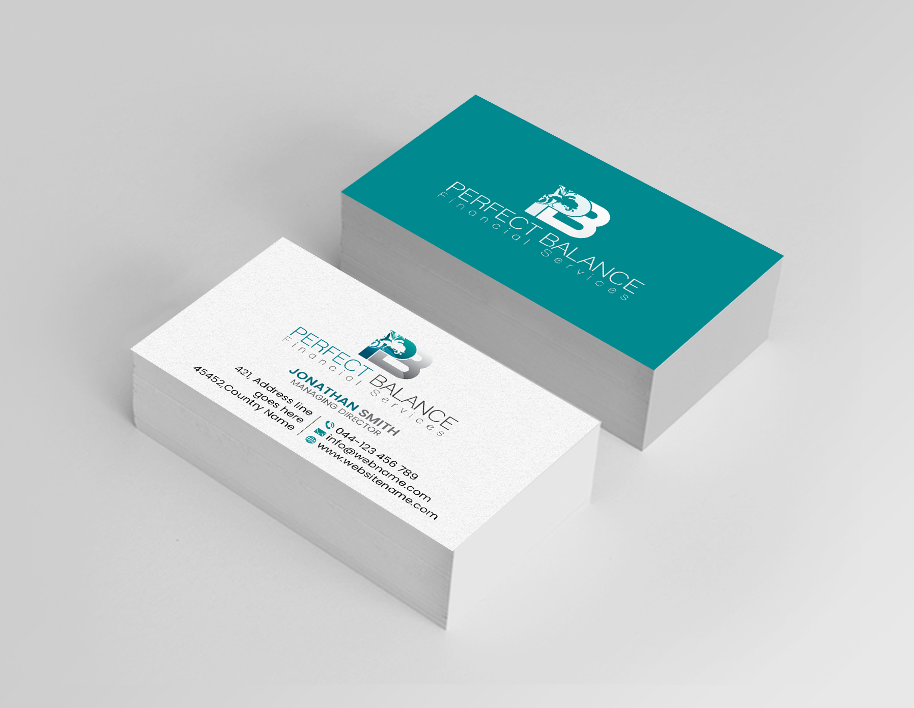Business Card Design by Creations Box 2015 for Perfect Balance Financial Services | Design #30578433