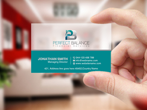Design de Carte de Visite par Creations Box 2015 pour Perfect Balance Financial Services | Design : #30578437