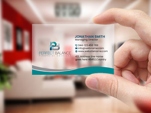 Design de Carte de Visite par Creations Box 2015 pour Perfect Balance Financial Services | Design : #30578438