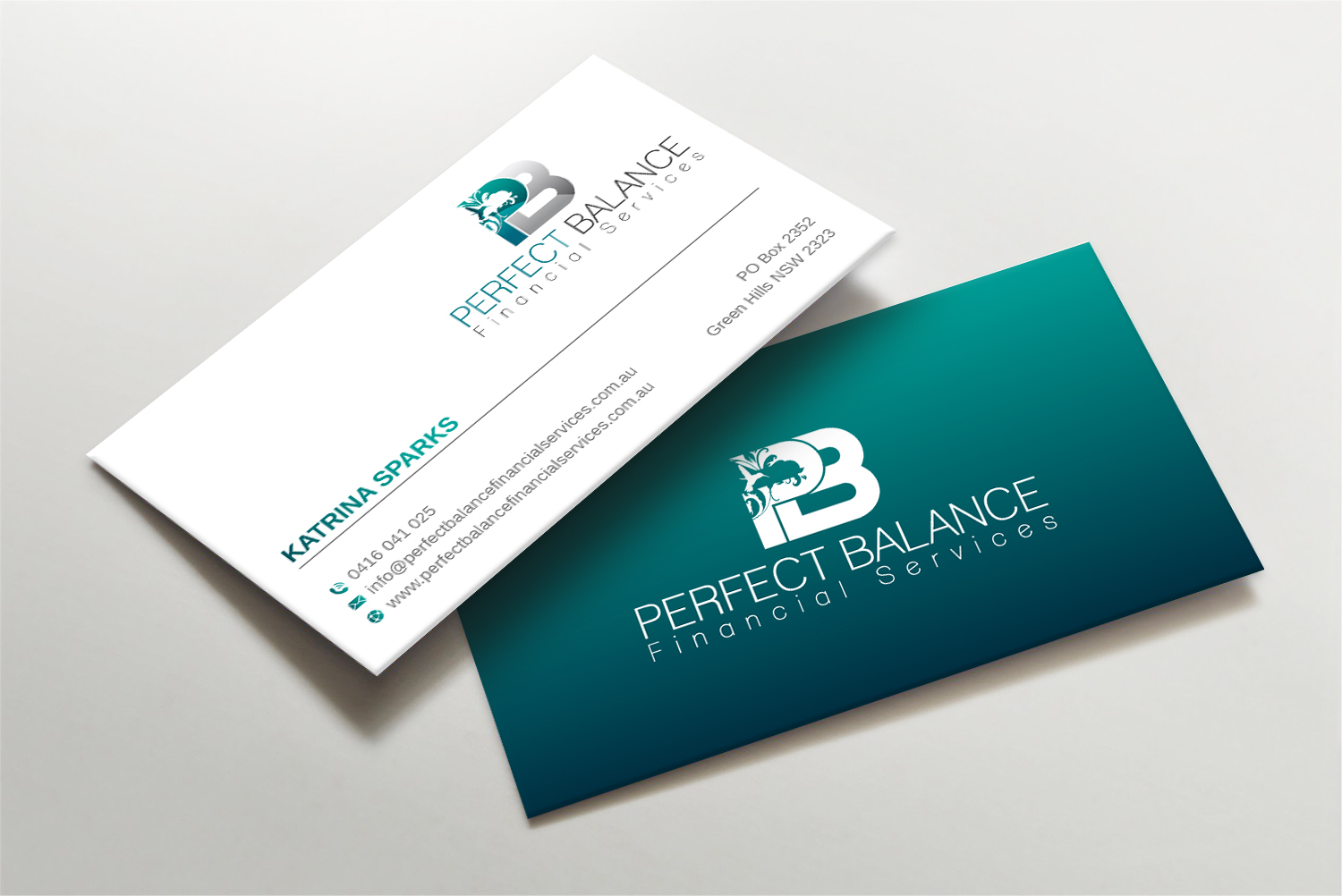 Business Card Design by LAXMI DESIGNHUB for Perfect Balance Financial Services | Design #30593122