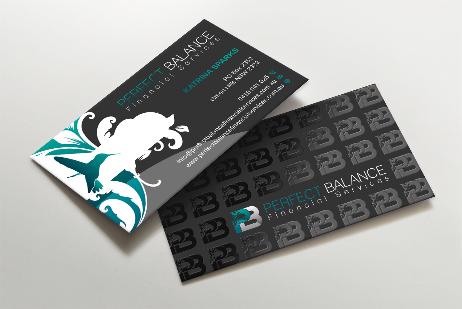 Business Card Design by LAXMI DESIGNHUB for Perfect Balance Financial Services | Design #30593137