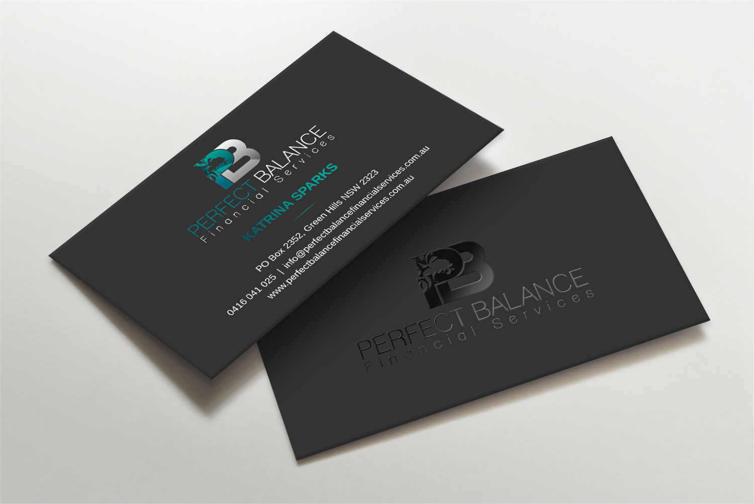 Business Card Design by LAXMI DESIGNHUB for Perfect Balance Financial Services | Design #30593138