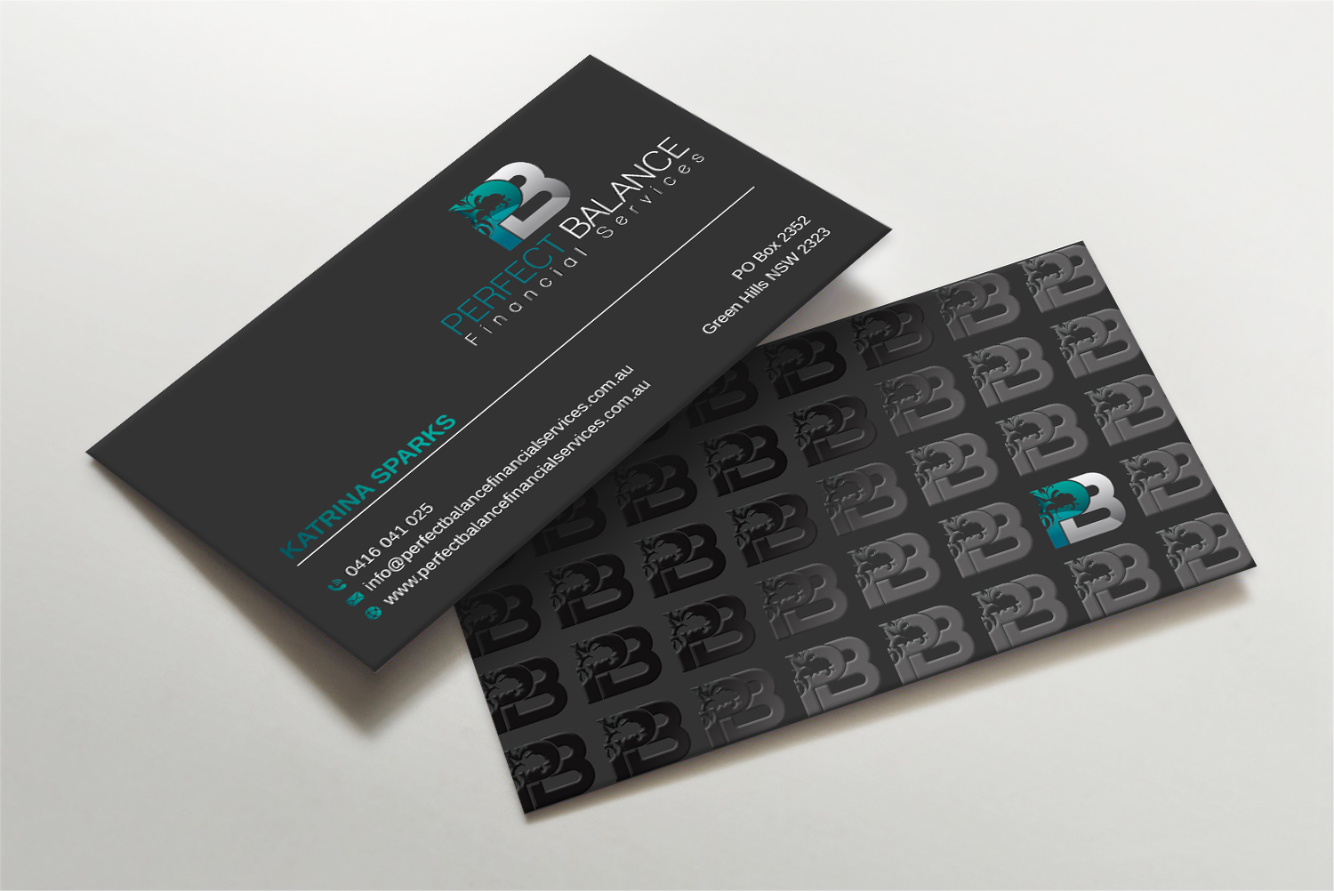 Business Card Design by LAXMI DESIGNHUB for Perfect Balance Financial Services | Design #30593140