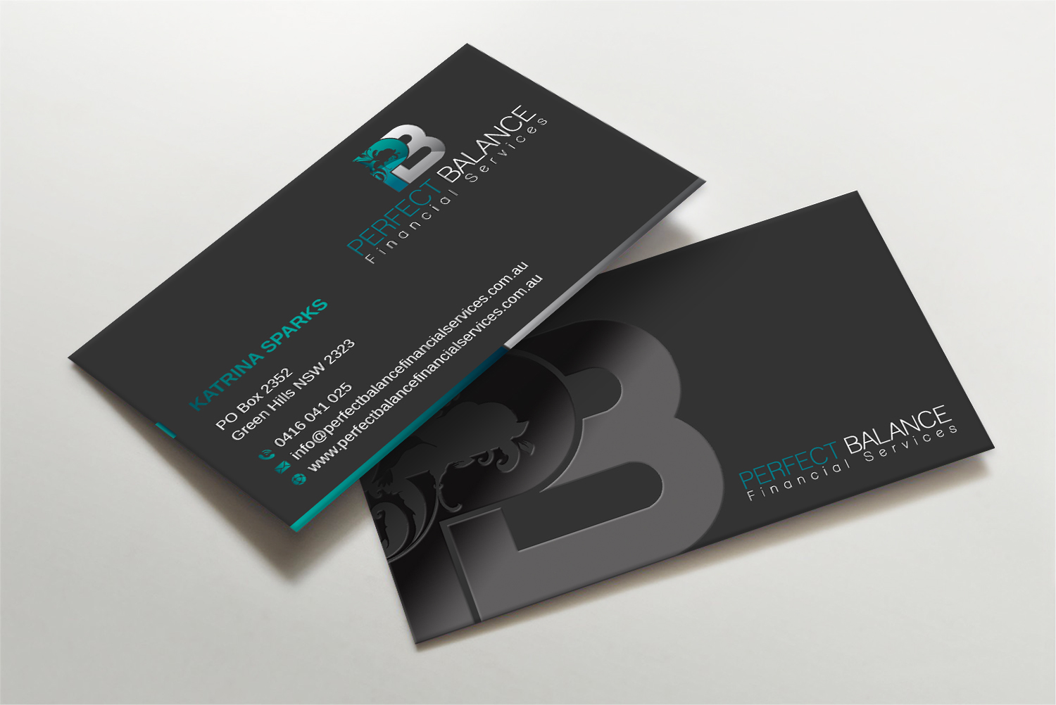 Business Card Design by LAXMI DESIGNHUB for Perfect Balance Financial Services | Design #30622078