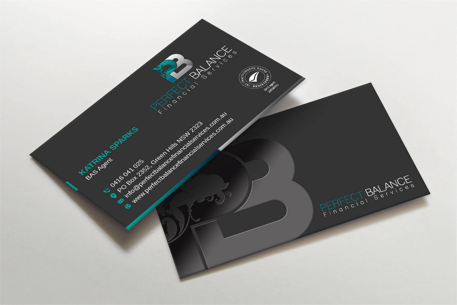 Business Card Design by LAXMI DESIGNHUB for Perfect Balance Financial Services | Design #30634868