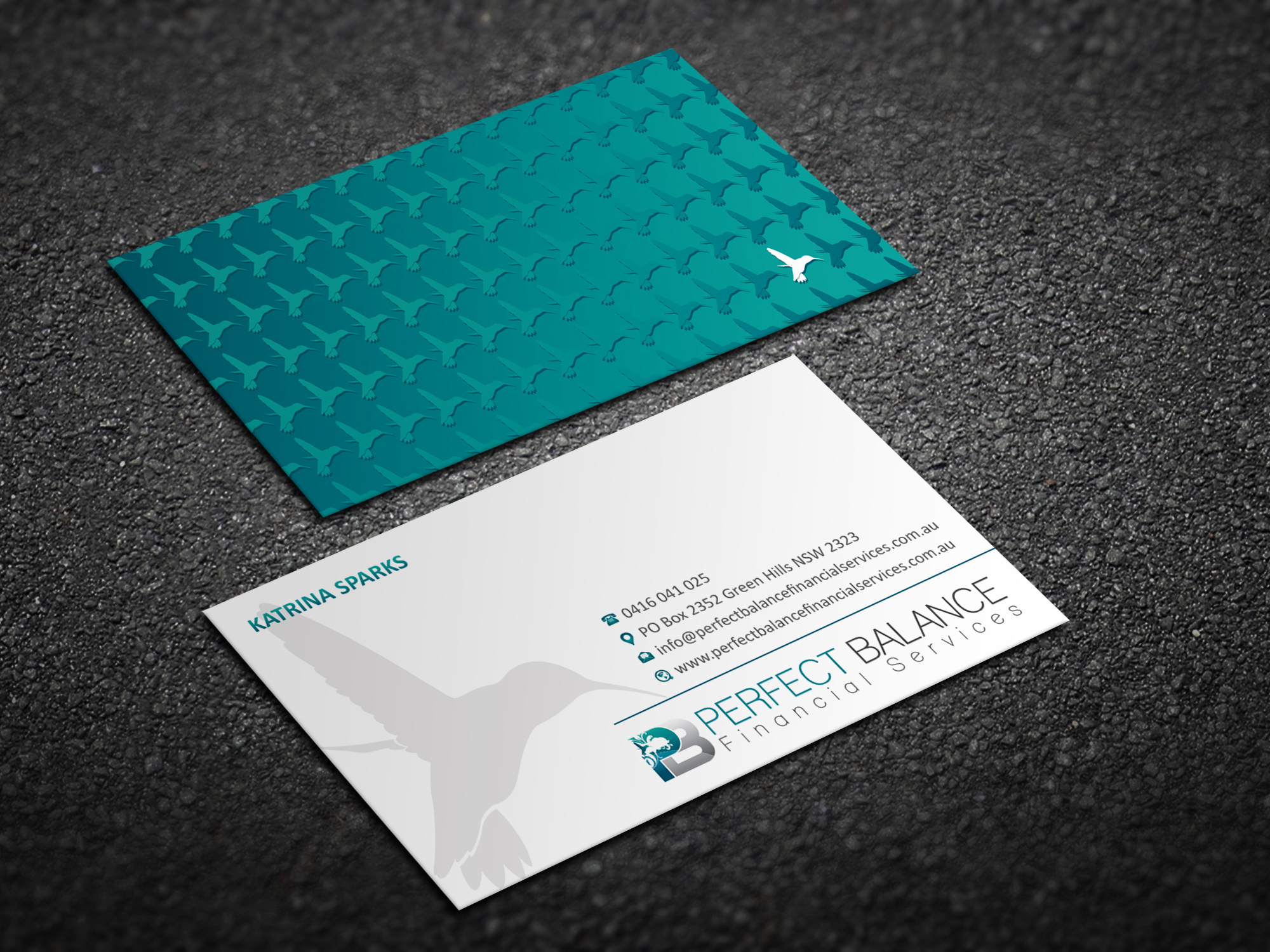 Business Card Design by Magic of Art for Perfect Balance Financial Services | Design #30585509