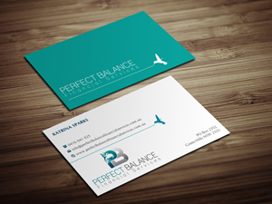 Business Card Design by Magic of Art for Perfect Balance Financial Services | Design: #30585511