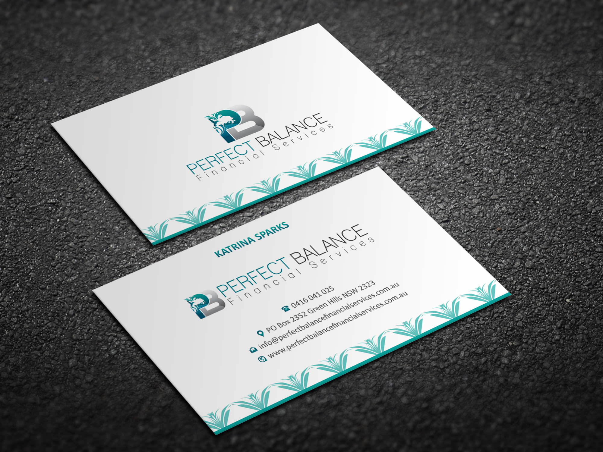 Business Card Design by Magic of Art for Perfect Balance Financial Services | Design #30585512