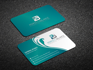Business Card Design by Magic of Art for Perfect Balance Financial Services | Design: #30591560