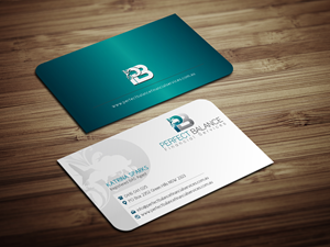 Business Card Design by Magic of Art for Perfect Balance Financial Services | Design: #30591563