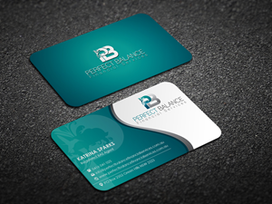 Business Card Design by Magic of Art for Perfect Balance Financial Services | Design: #30601532