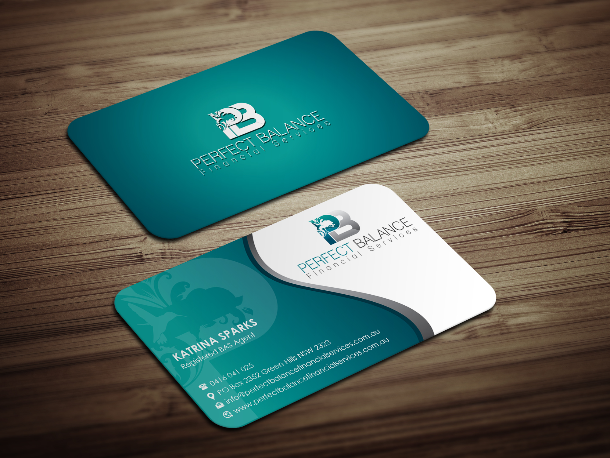 Business Card Design by Magic of Art for Perfect Balance Financial Services | Design #30605759