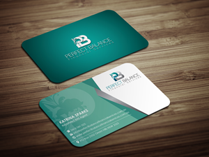 Business Card Design by Magic of Art for Perfect Balance Financial Services | Design: #30621988