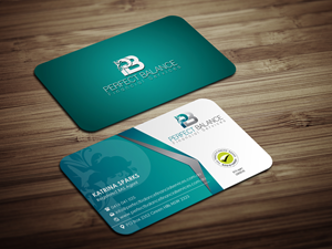 Business Card Design by Magic of Art for Perfect Balance Financial Services | Design: #30622091