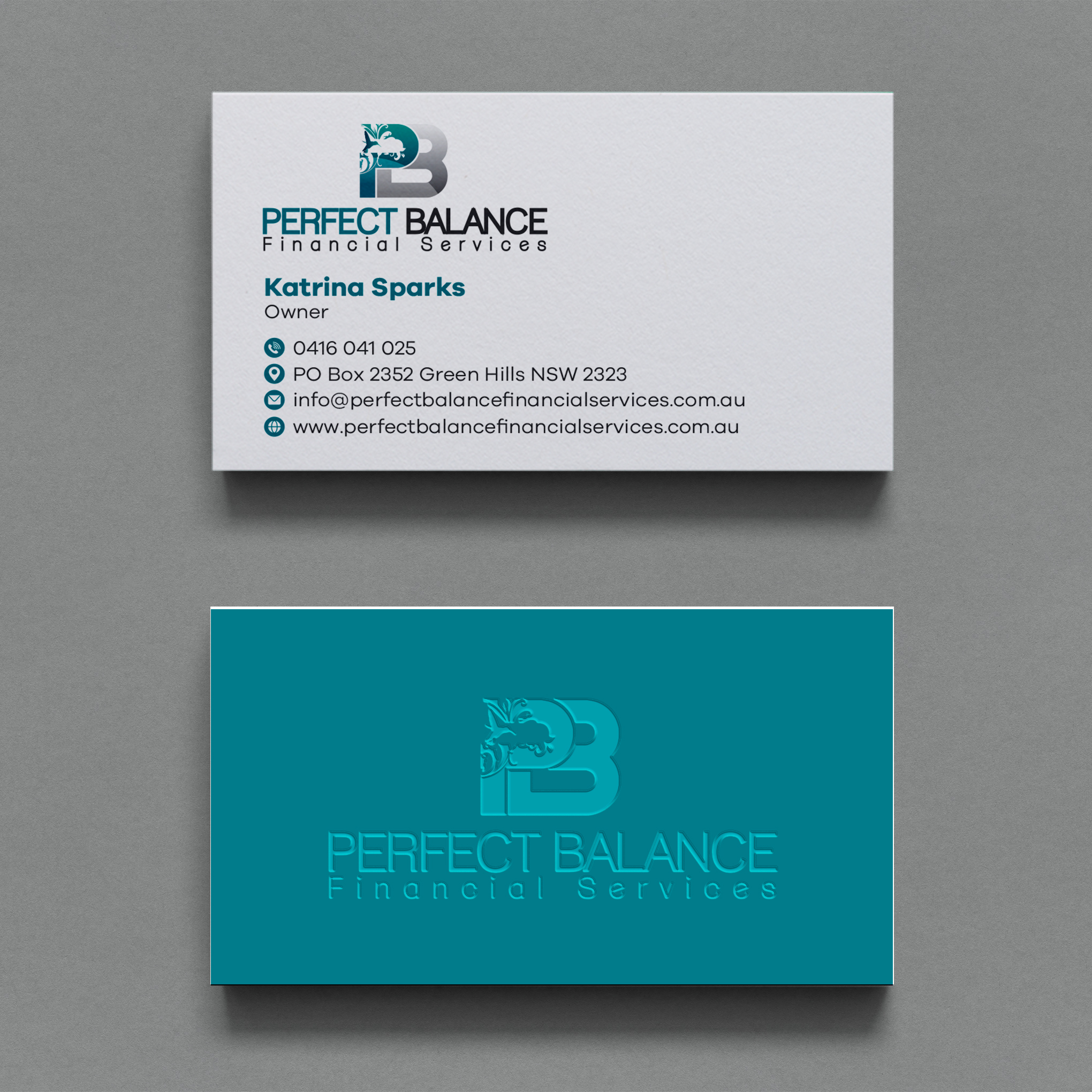 Business Card Design by Bikash Das for Perfect Balance Financial Services | Design #30601416