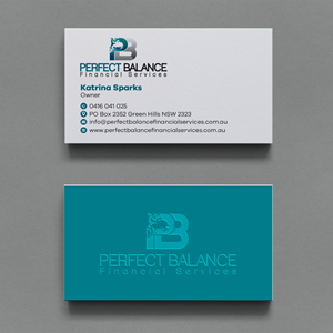 Business Card Design by Bikash Das for Perfect Balance Financial Services | Design: #30601416