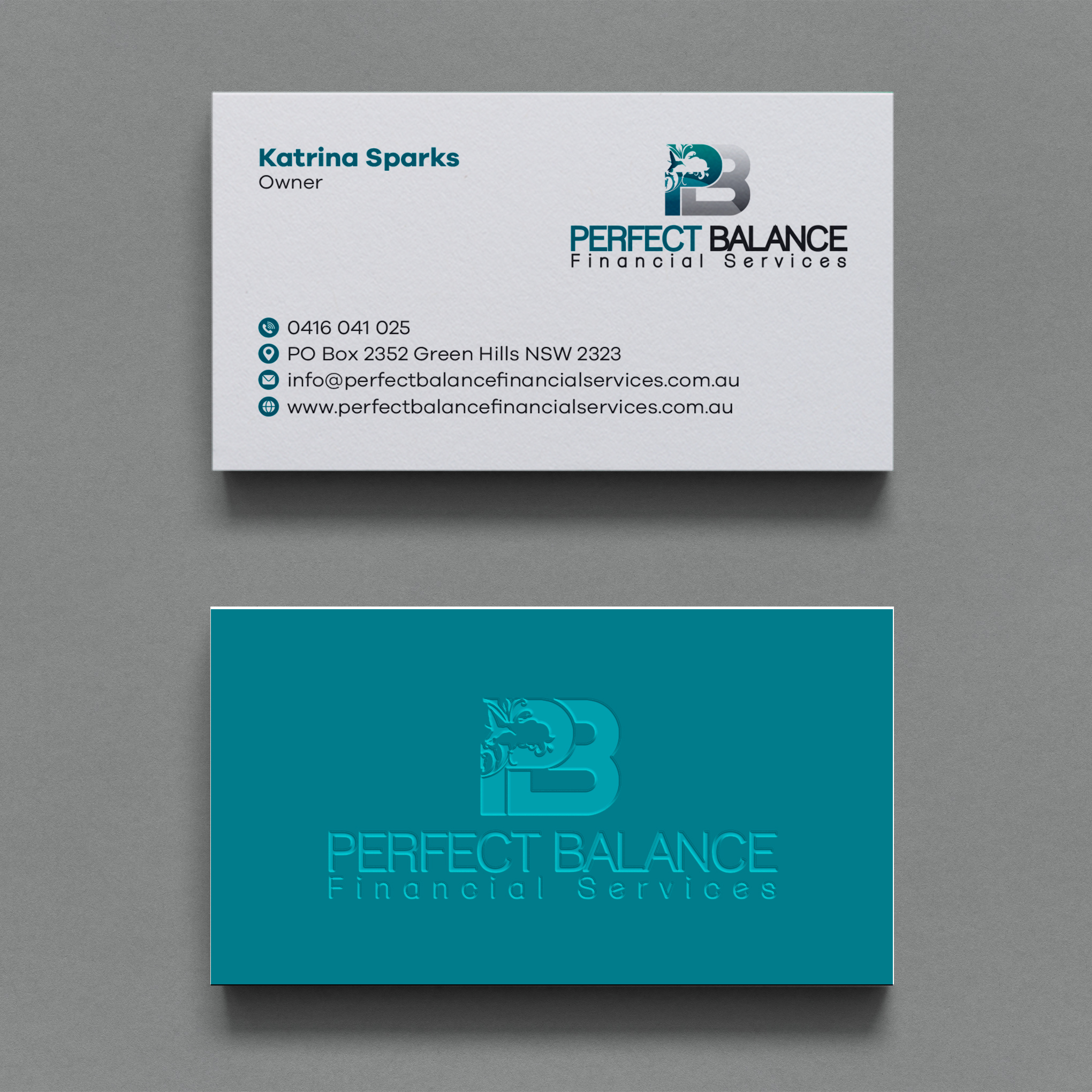 Business Card Design by Bikash Das for Perfect Balance Financial Services | Design #30601446