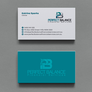 Business Card Design by Bikash Das for Perfect Balance Financial Services | Design: #30601446