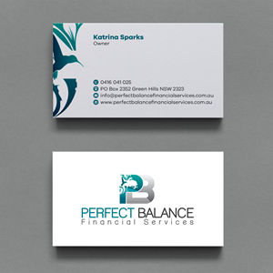Business Card Design by Bikash Das for Perfect Balance Financial Services | Design: #30601833