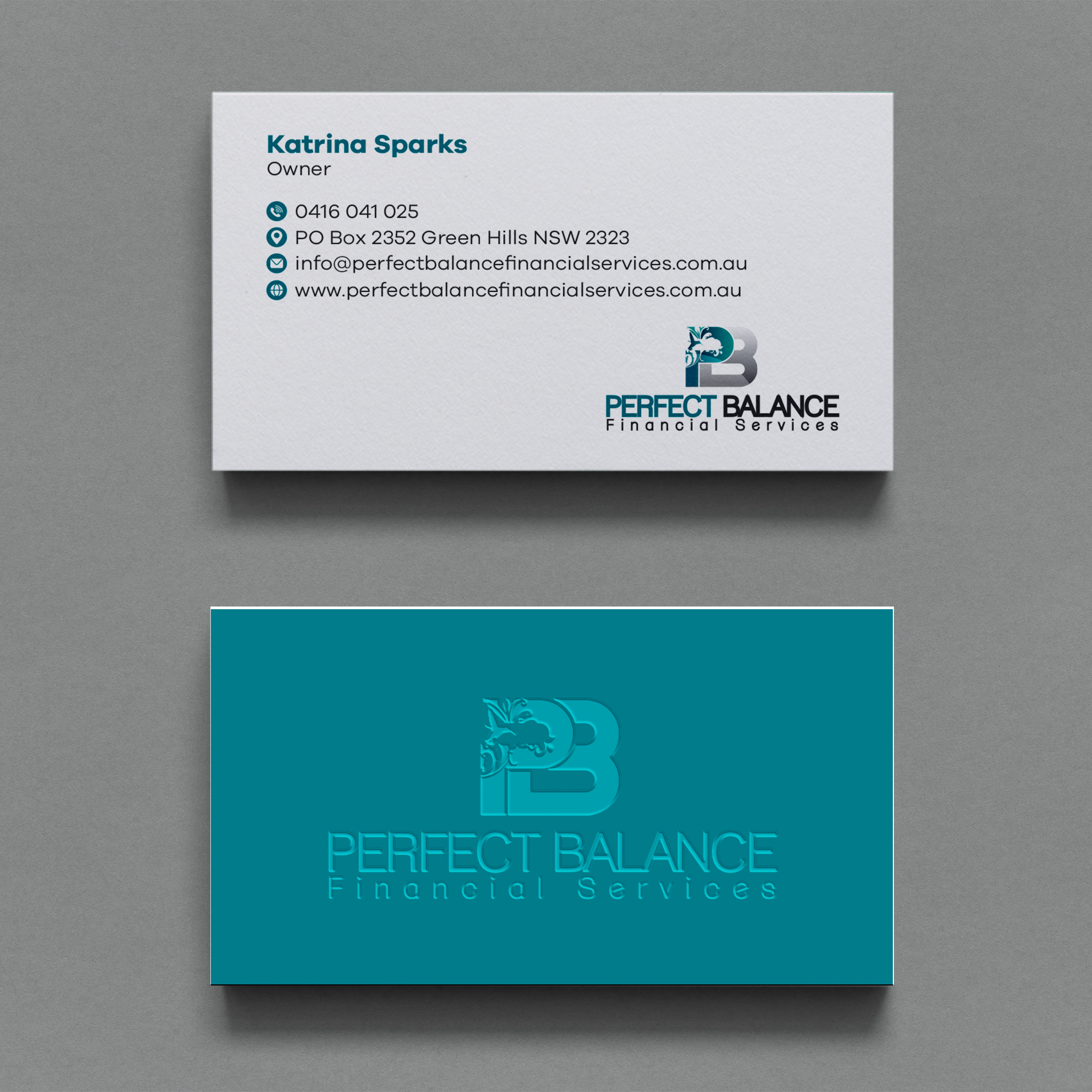 Business Card Design by Bikash Das for Perfect Balance Financial Services | Design #30602110