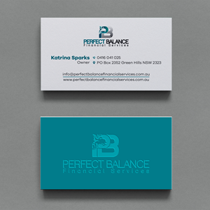 Business Card Design by Bikash Das for Perfect Balance Financial Services | Design: #30602258