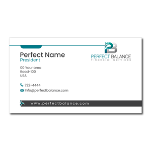 Visitenkarten-Design von tariqul 2 für Perfect Balance Financial Services | Design: #30579059
