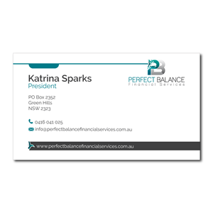 Visitenkarten-Design von tariqul 2 für Perfect Balance Financial Services | Design: #30583274