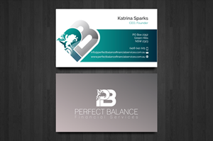 Visitenkarten-Design von tariqul 2 für Perfect Balance Financial Services | Design: #30595195