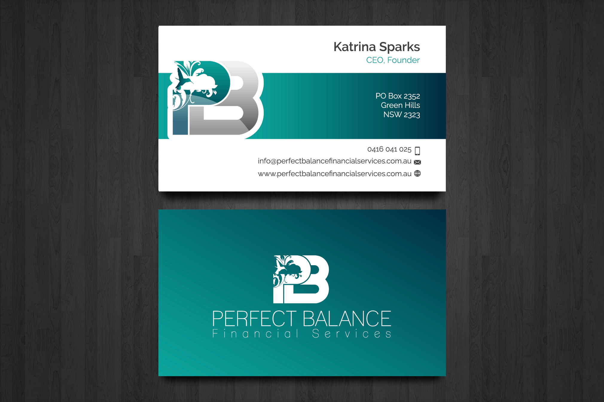 Visitenkarten-Design von tariqul 2 für Perfect Balance Financial Services | Design #30595262