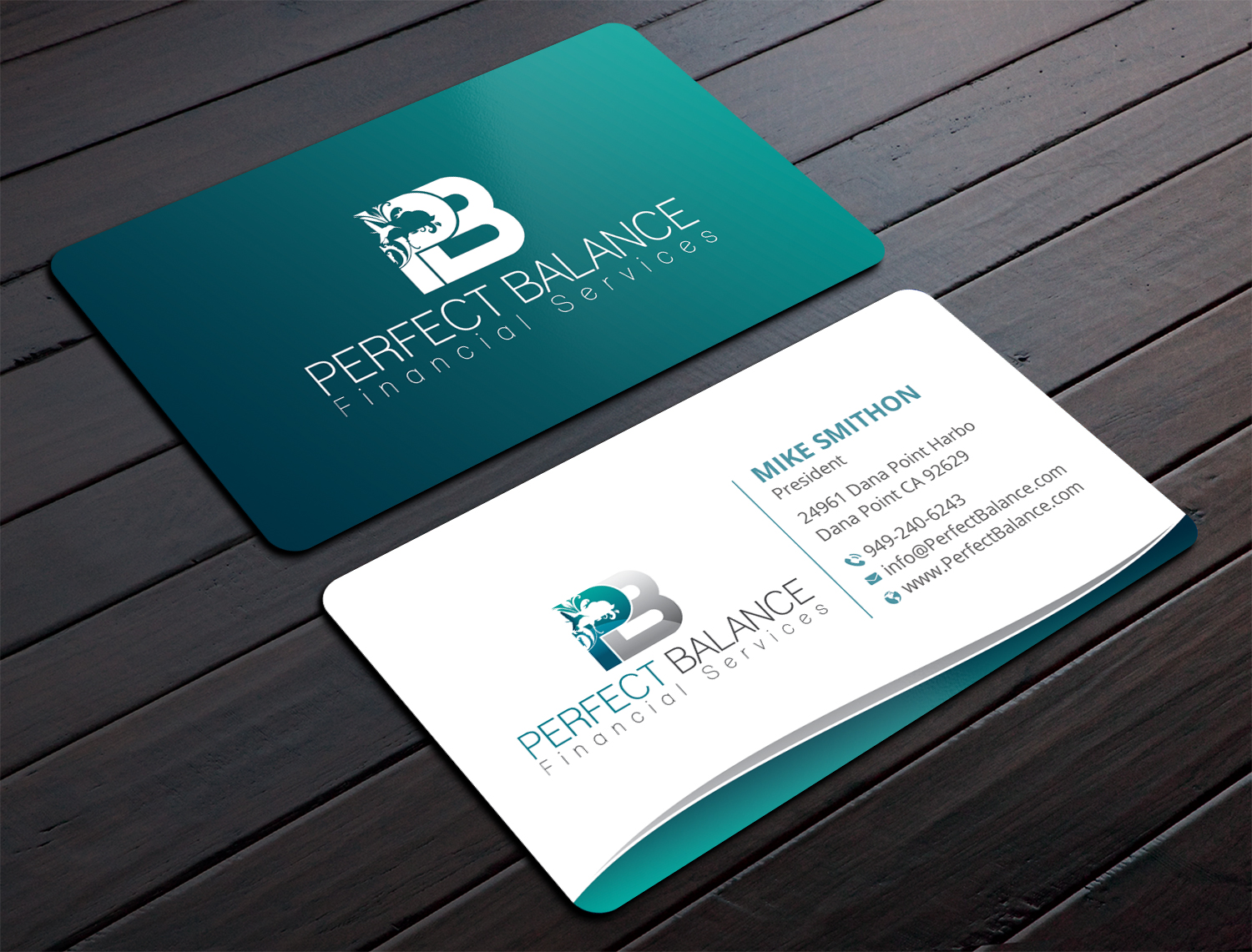 Business Card Design by DesignShout for Perfect Balance Financial Services | Design #30580252
