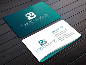 Business Card Design by DesignShout for Perfect Balance Financial Services | Design: #30580252