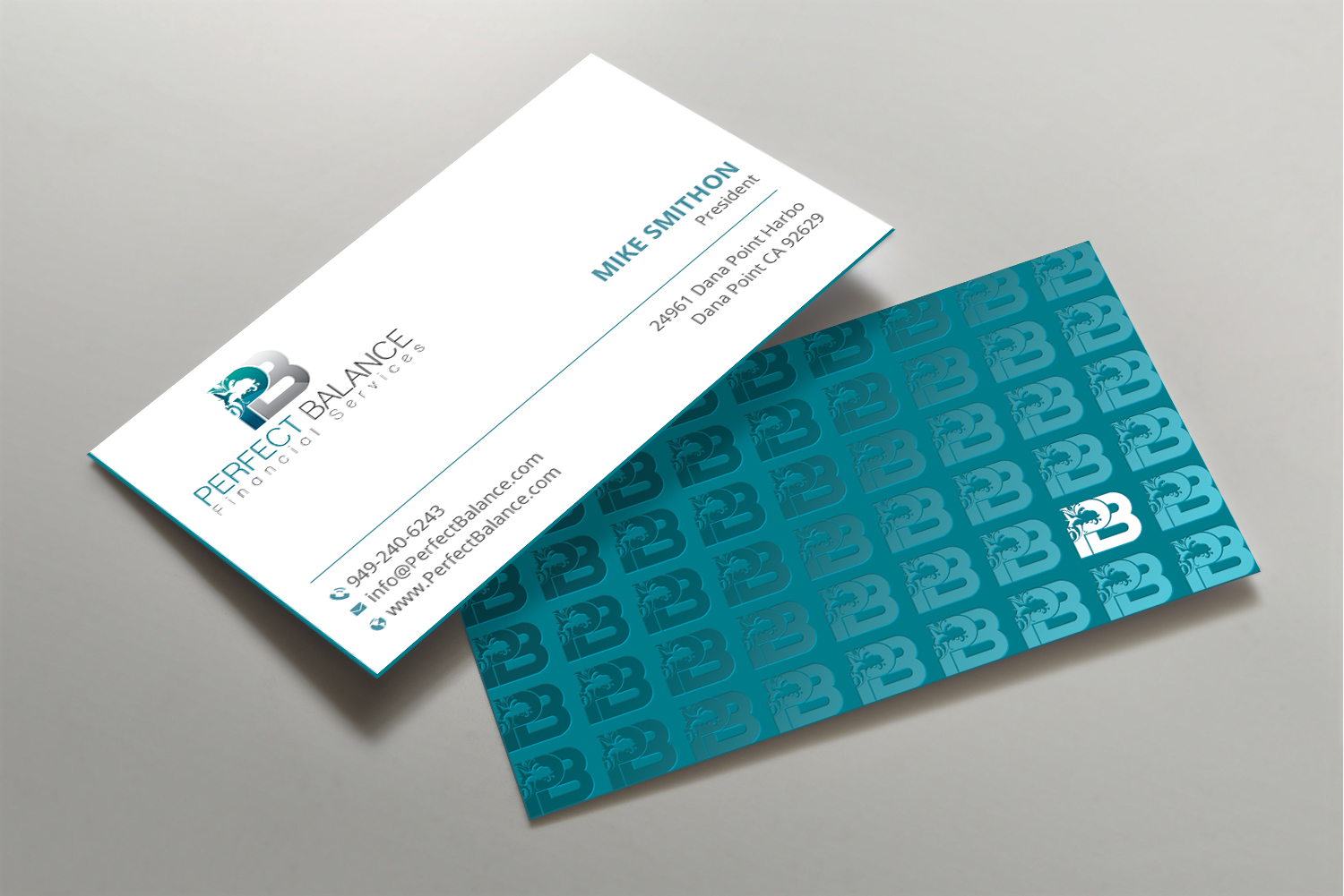 Business Card Design by DesignShout for Perfect Balance Financial Services | Design #30580309
