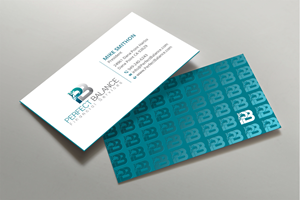 Business Card Design by DesignShout for Perfect Balance Financial Services | Design: #30580310