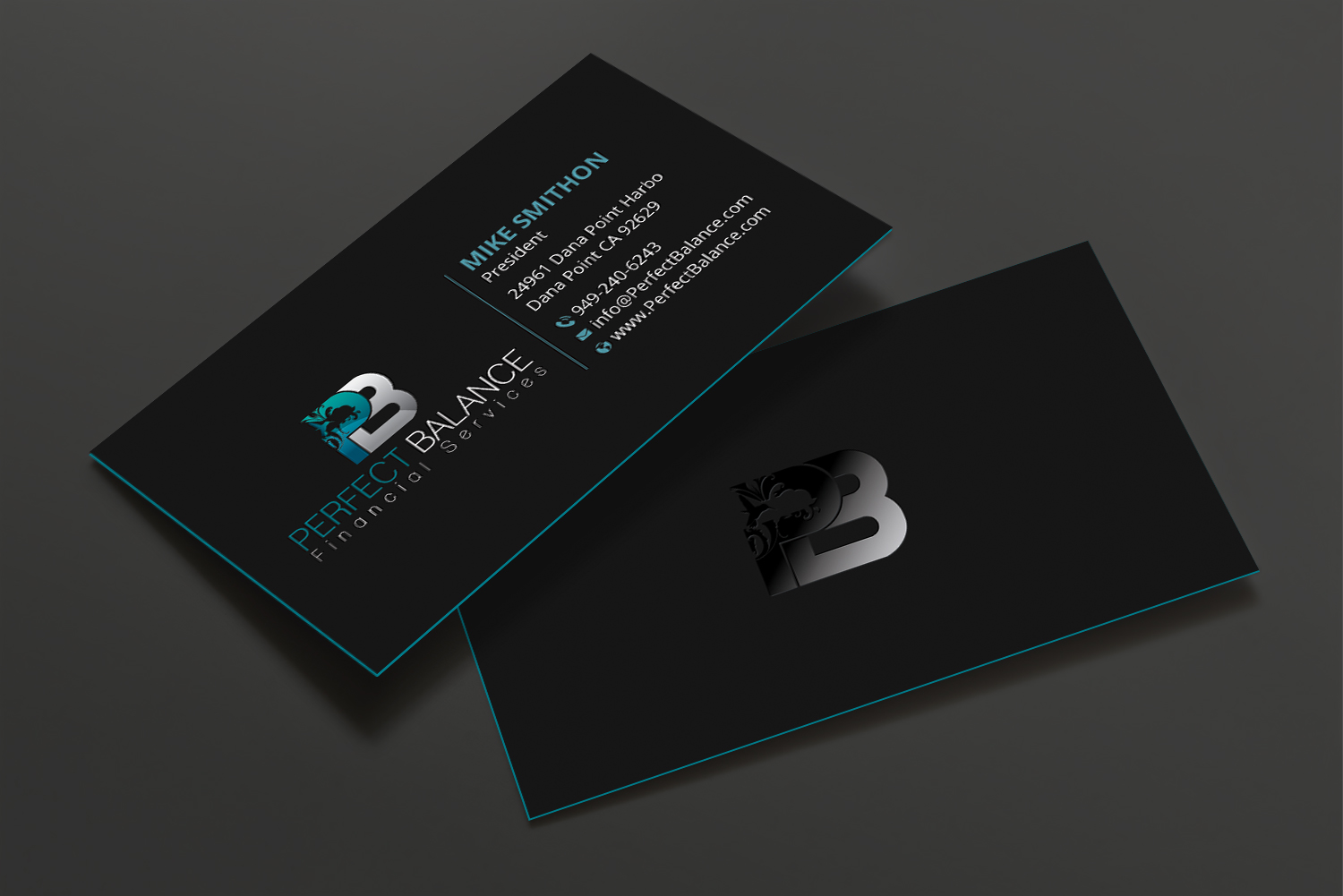 Business Card Design by DesignShout for Perfect Balance Financial Services | Design #30580345