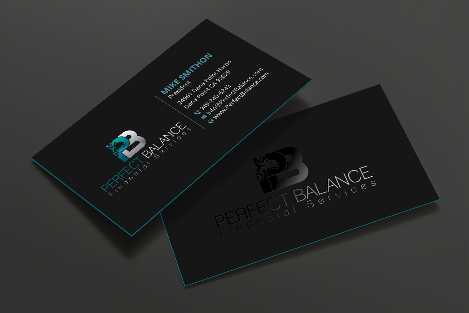 Business Card Design by DesignShout for Perfect Balance Financial Services | Design #30580346