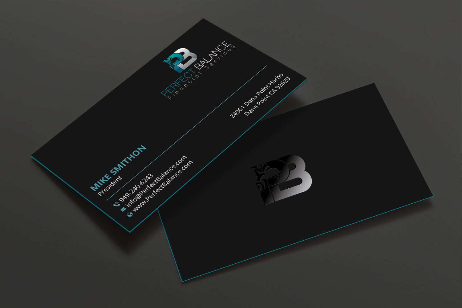 Business Card Design by DesignShout for Perfect Balance Financial Services | Design #30580385