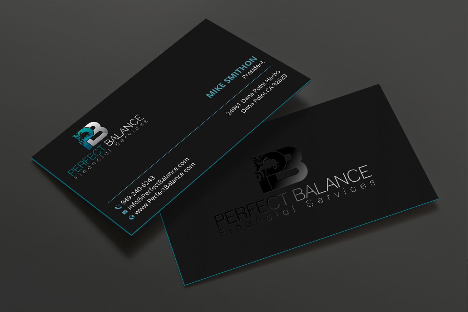 Business Card Design by DesignShout for Perfect Balance Financial Services | Design #30580388