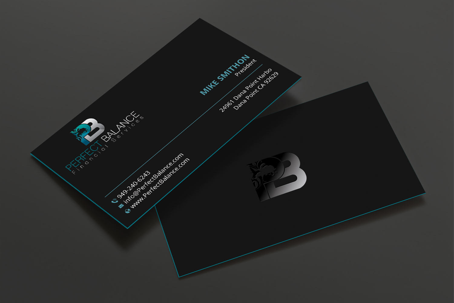 Business Card Design by DesignShout for Perfect Balance Financial Services | Design #30580389