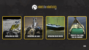 Design de PowerPoint par pb pour robotsforroboticists.com | Design : #30588163