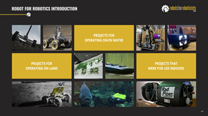 Design de PowerPoint par pb pour robotsforroboticists.com | Design : #30588164