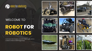 Design de PowerPoint par pb pour robotsforroboticists.com | Design : #30588178