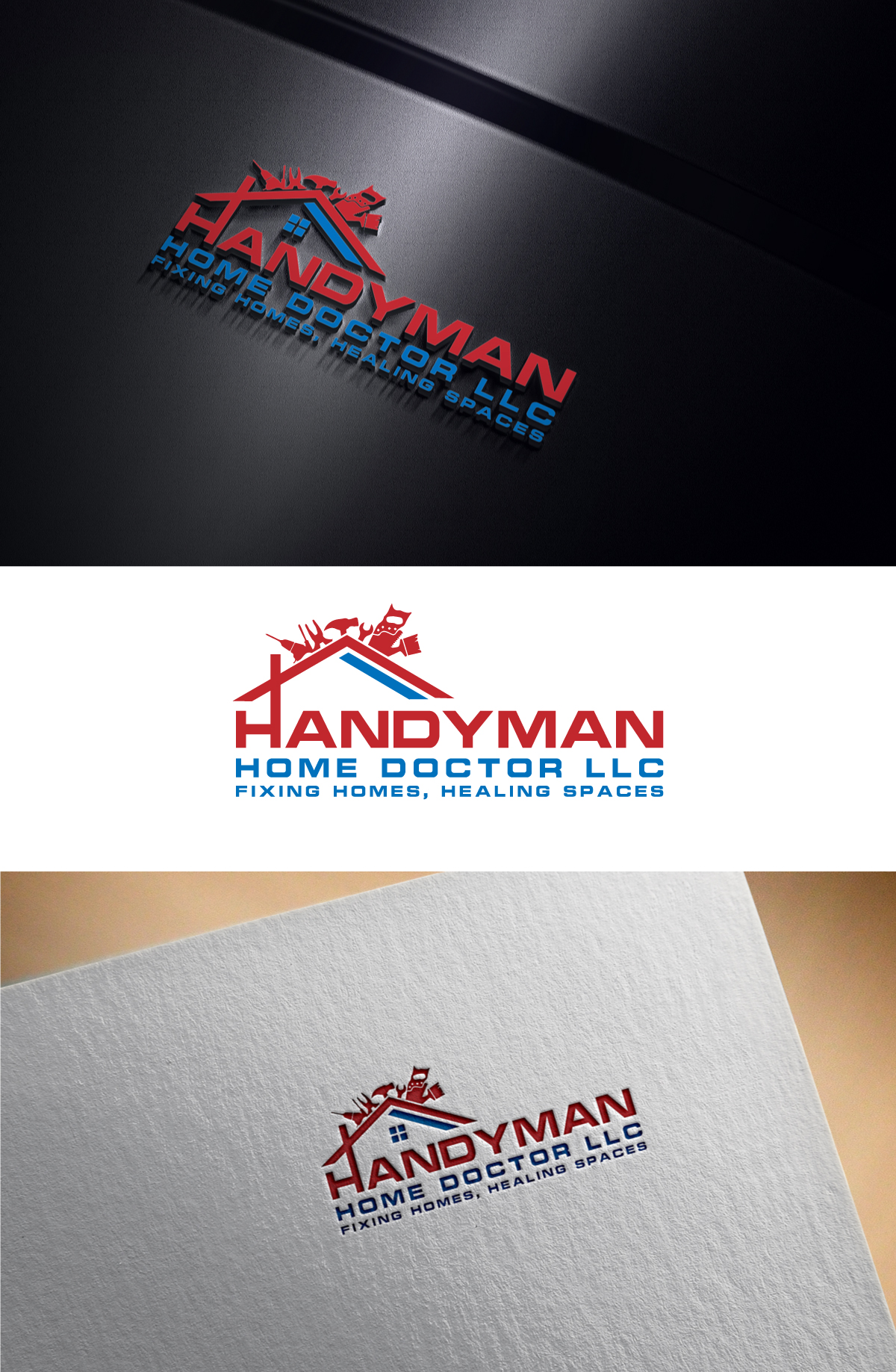 Logo Design by Rasu raj for Handyman Home Doctor LLC | Design #30583520
