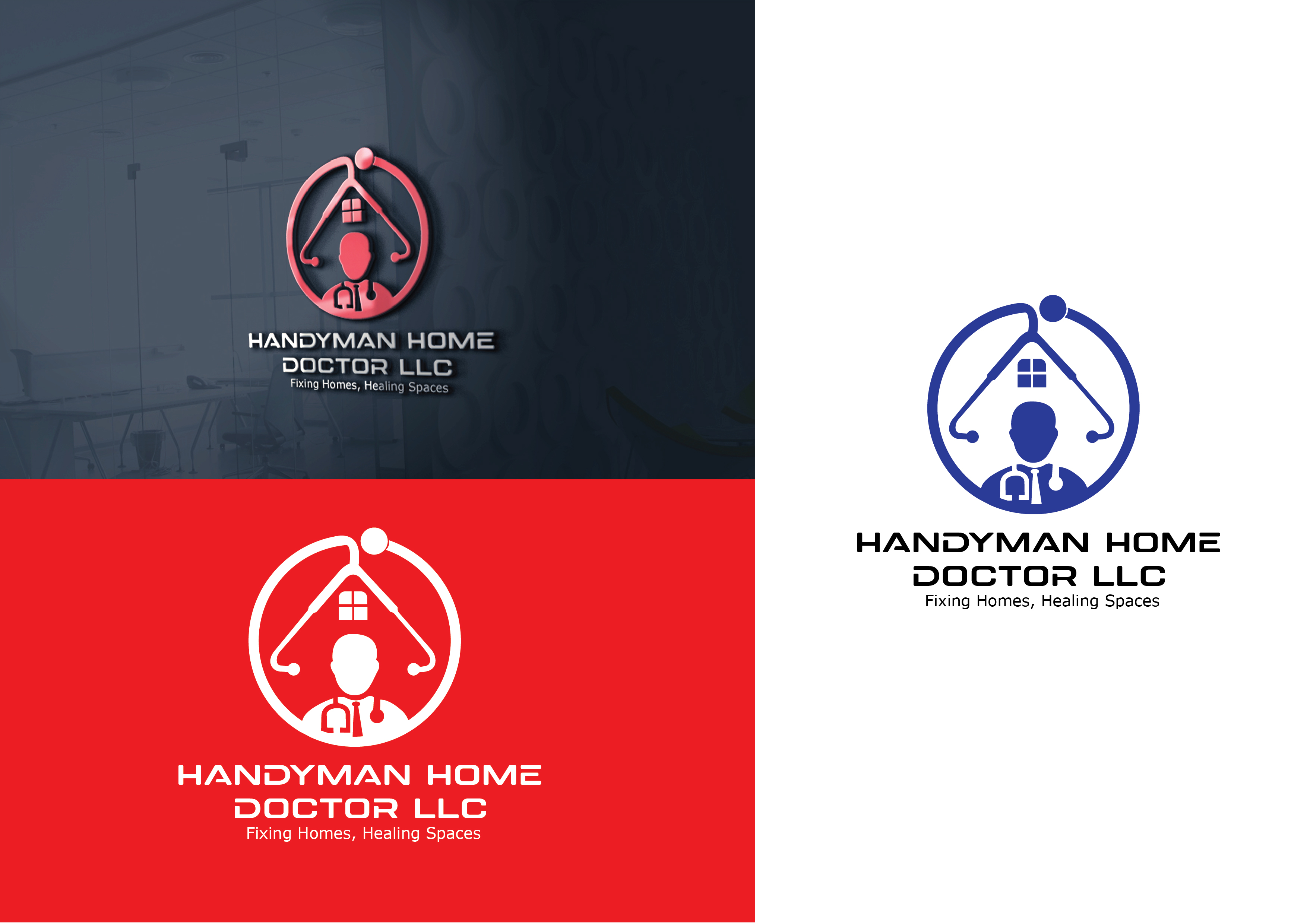 Logo Design by SmartCast for Handyman Home Doctor LLC | Design #30588401