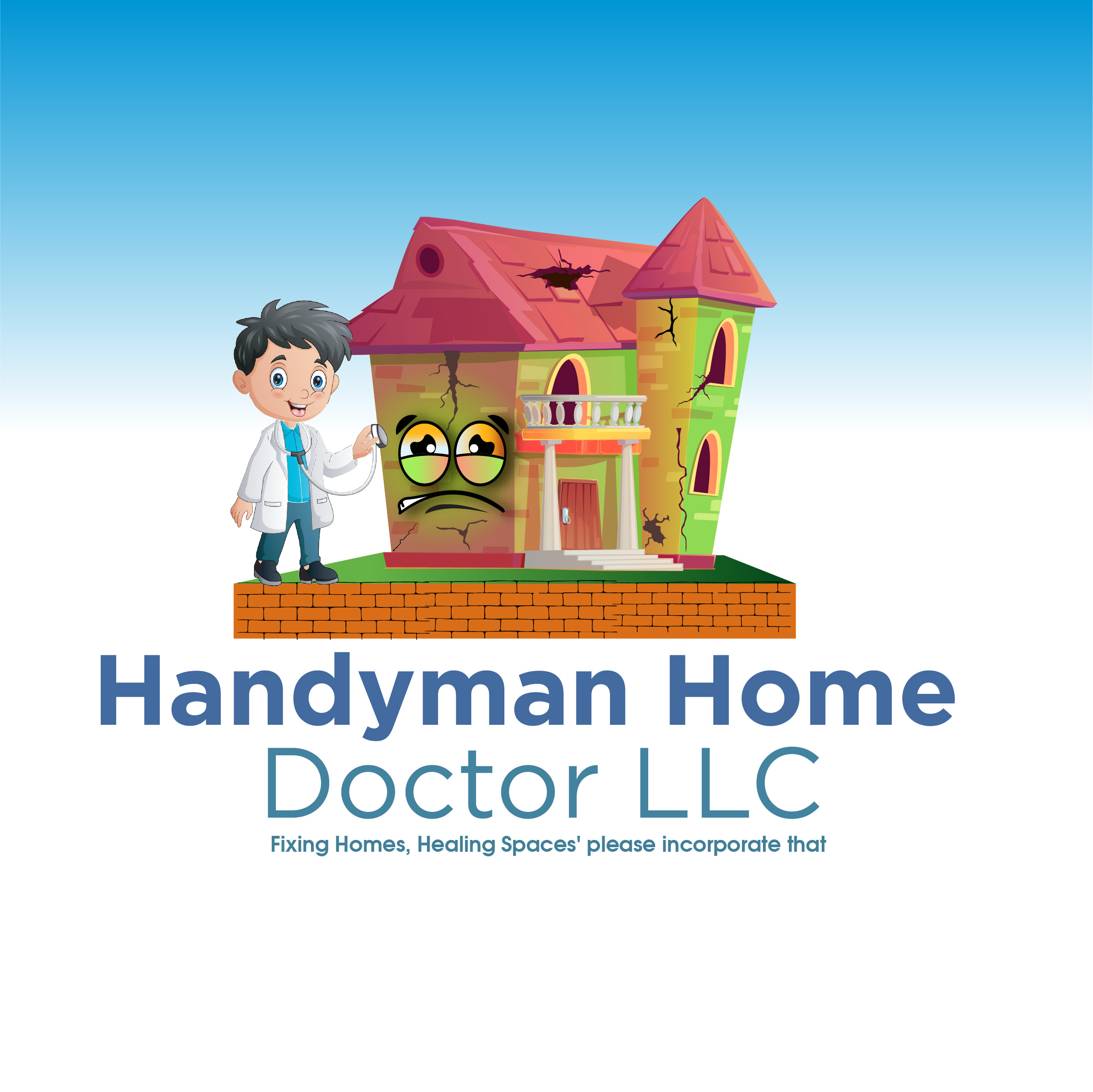 Logo Design by EnriqueF for Handyman Home Doctor LLC | Design #30651797