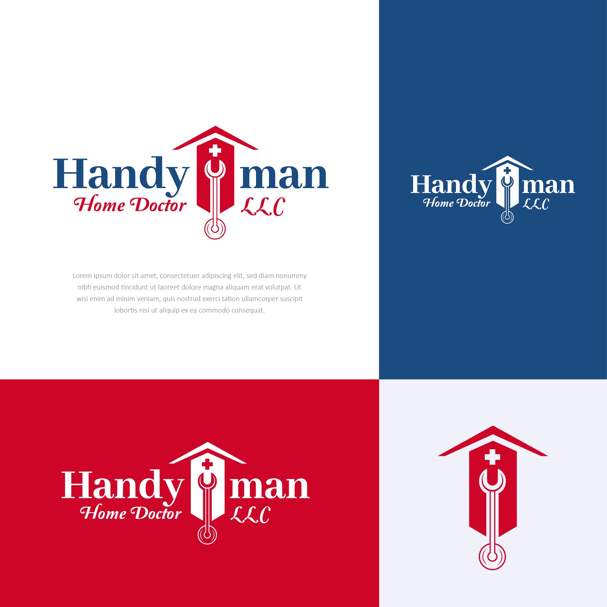 Logo Design by Transformed Design Inc. for Handyman Home Doctor LLC | Design #30588047